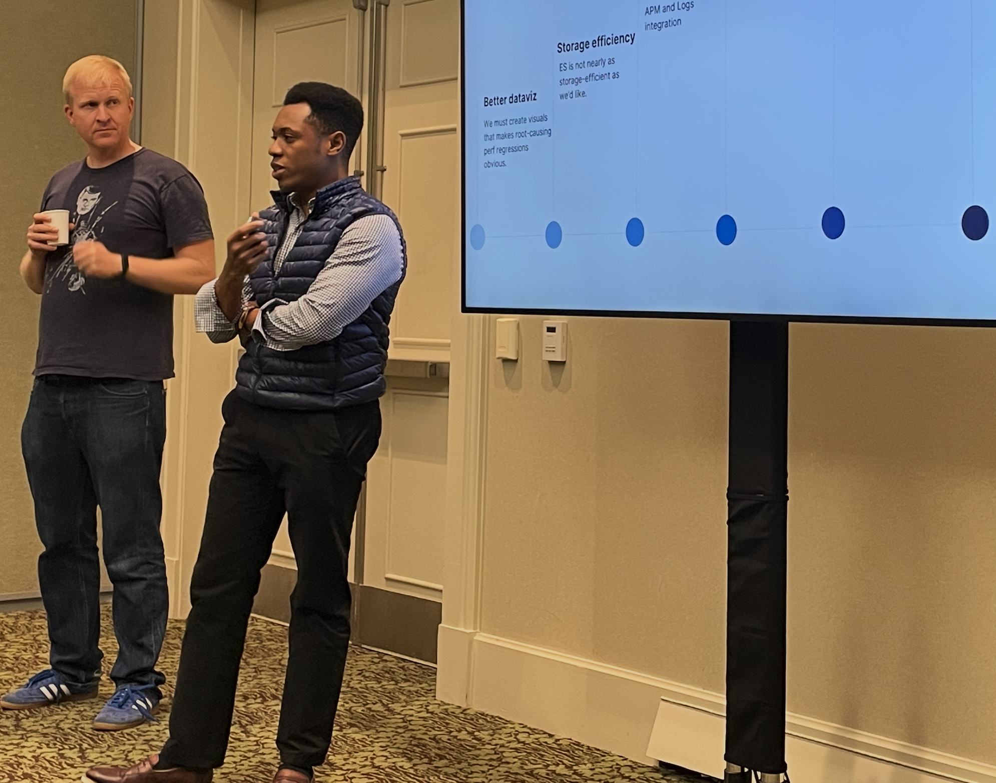 Israel presenting profiling with Thomas